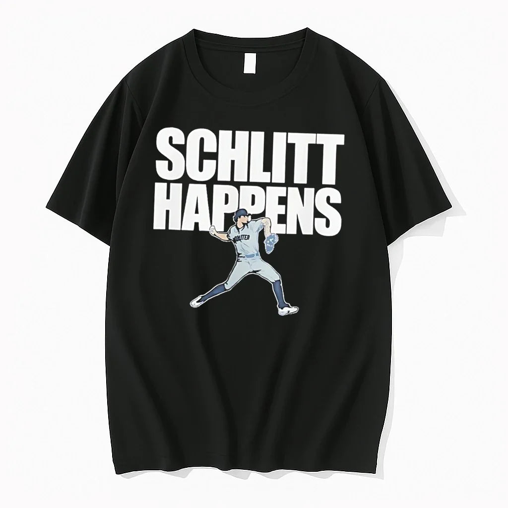Officials 2026 Ben Rice Schlitt Happens Cartoon - Adult & Kids T-Shirts, Sweatshirts & Hoodies apparel design preview 1