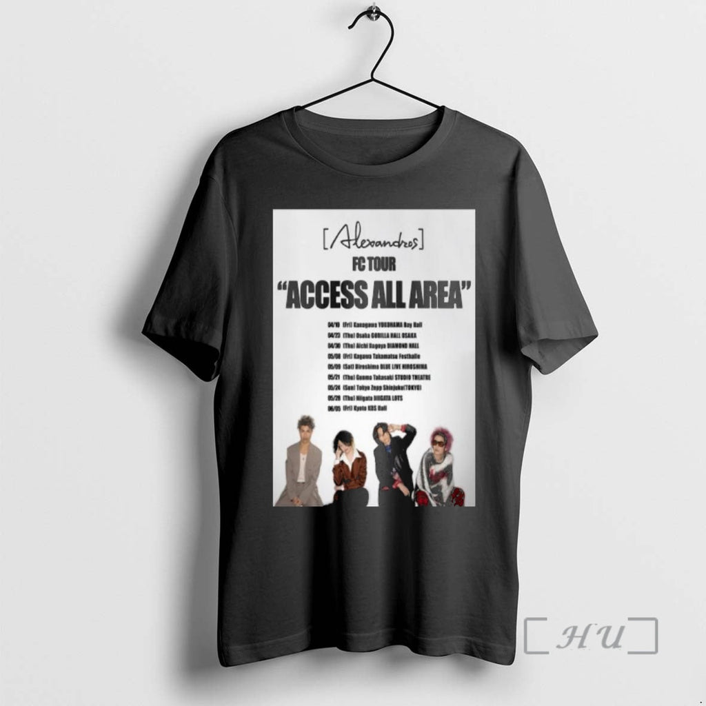 Officials Alexandros Fc Tour Access All Area 2026 - Adult & Kids T-Shirts, Sweatshirts & Hoodies apparel design preview 1