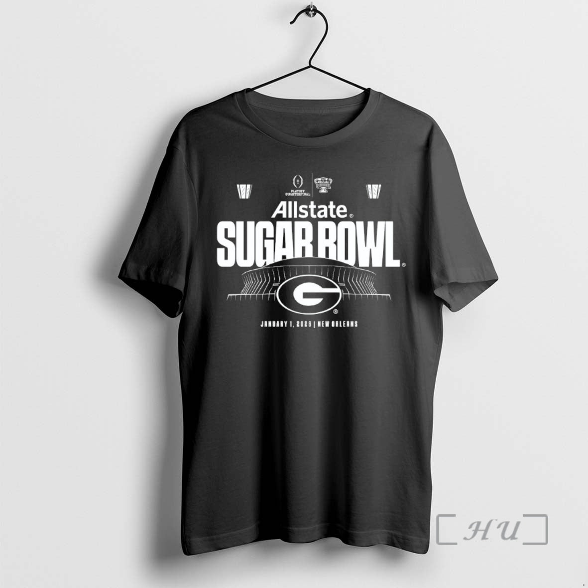 Officials Allstate Sugar Bowl 2025 Uga Bulldogs Bound - Adult & Kids T-Shirts, Sweatshirts & Hoodies apparel design preview 1