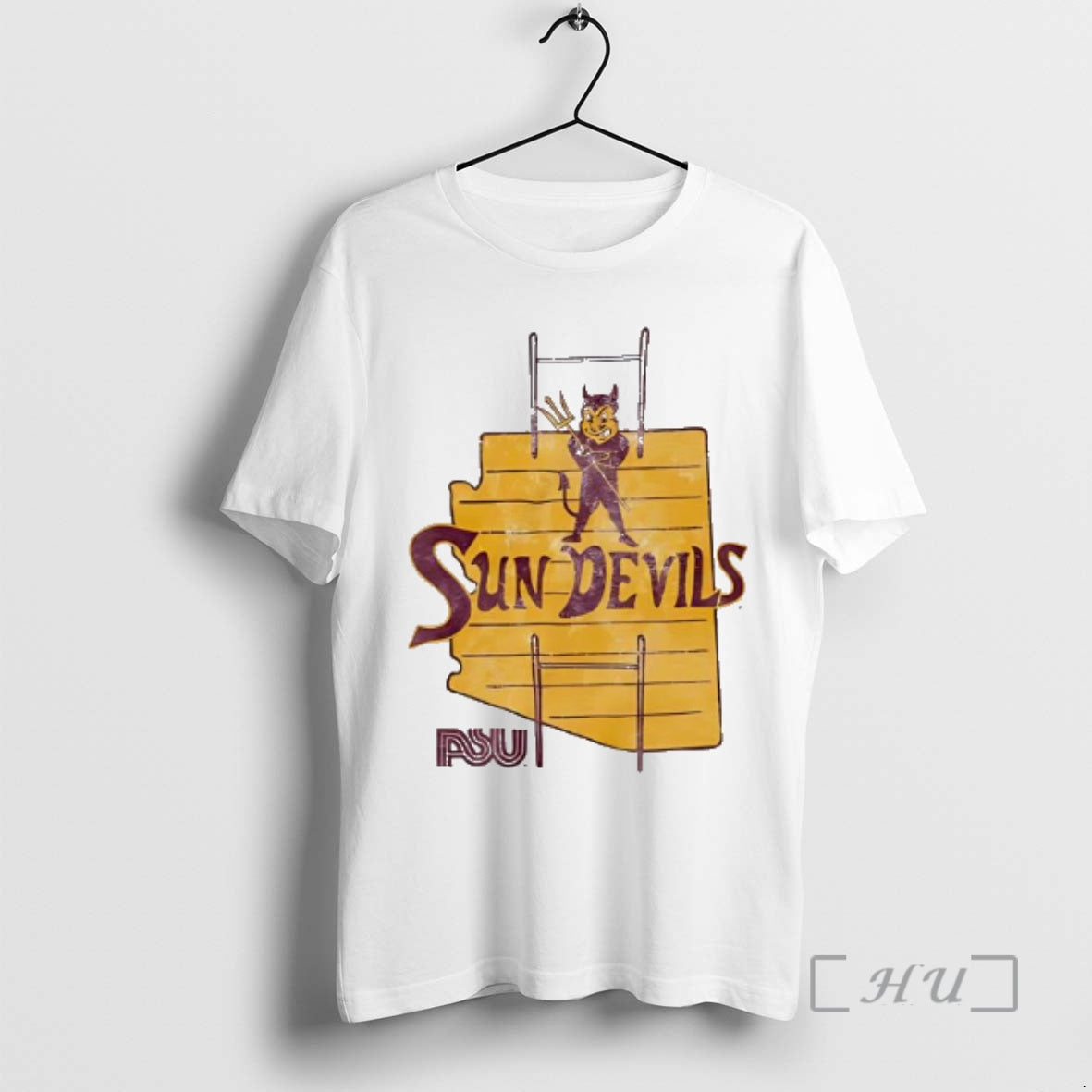 Officials Arizona State Sun Devils Football Map - Adult & Kids T-Shirts, Sweatshirts & Hoodies apparel design preview 1