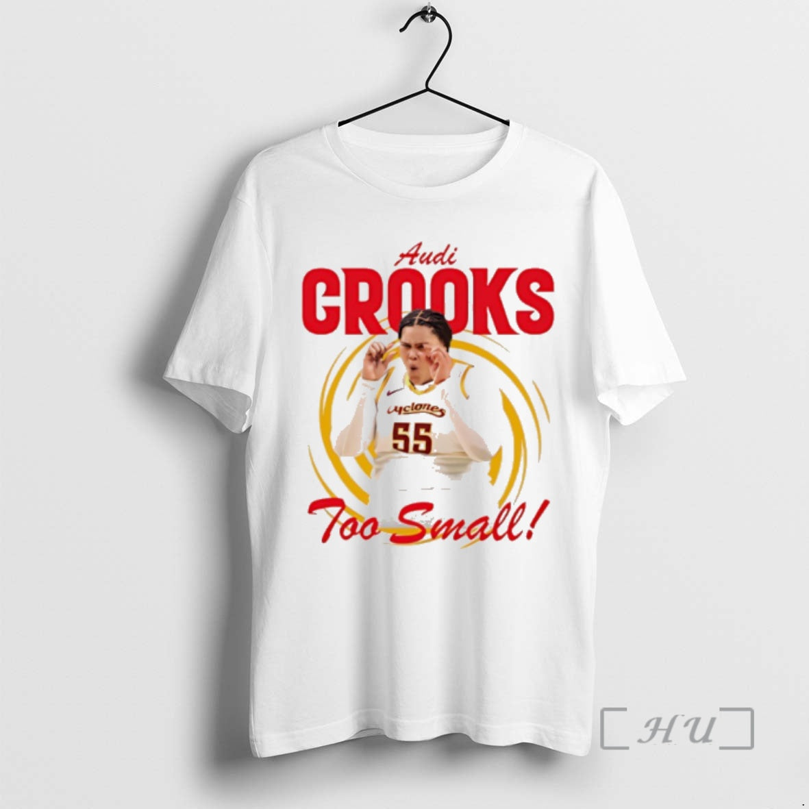 Officials Audi Crooks Iowa State Womens Basketball - Adult & Kids T-Shirts, Sweatshirts & Hoodies apparel design preview 1
