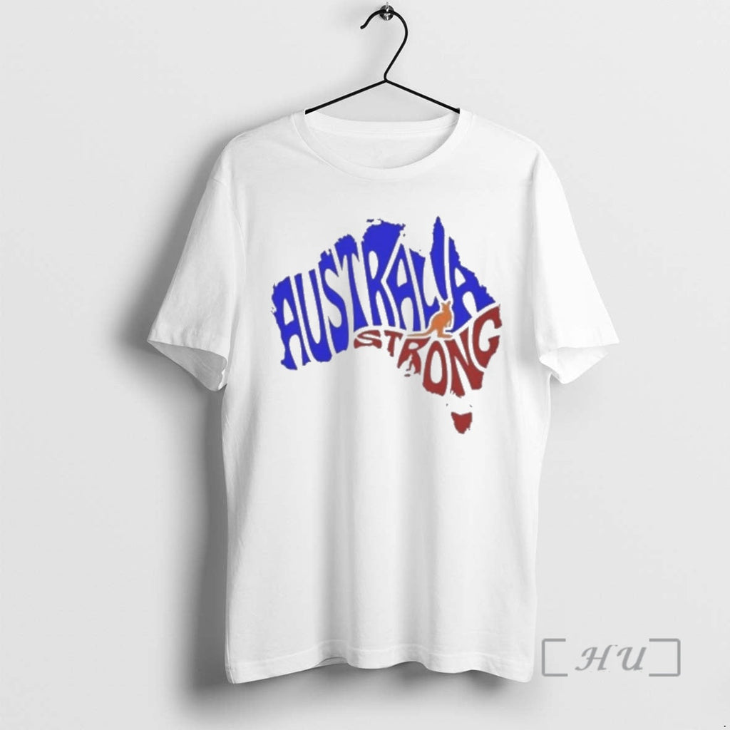Officials Australia Strong Map Bondi Beach - Adult & Kids T-Shirts, Sweatshirts & Hoodies apparel design preview 1