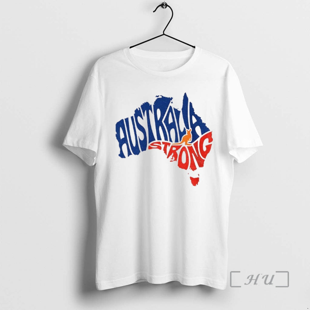 Officials Australia Strong Map Resilience Pray For - Adult & Kids T-Shirts, Sweatshirts & Hoodies apparel design preview 1