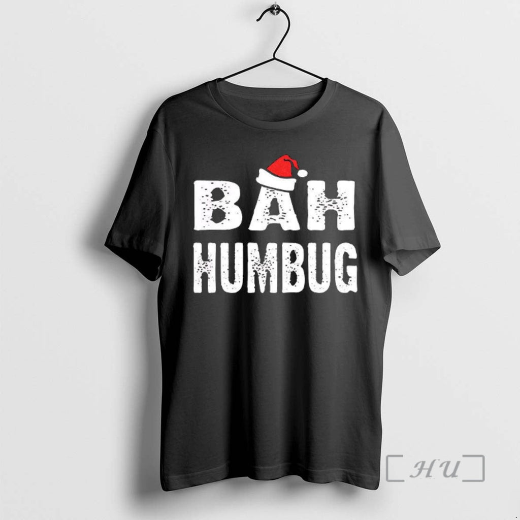 Officials Bah Humbug Santa Hat Christmas Letter - Adult & Kids T-Shirts, Sweatshirts & Hoodies apparel design preview 1