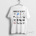 Officials Bands Of The 90s - Adult & Kids T-Shirts, Sweatshirts & Hoodies apparel design preview 1