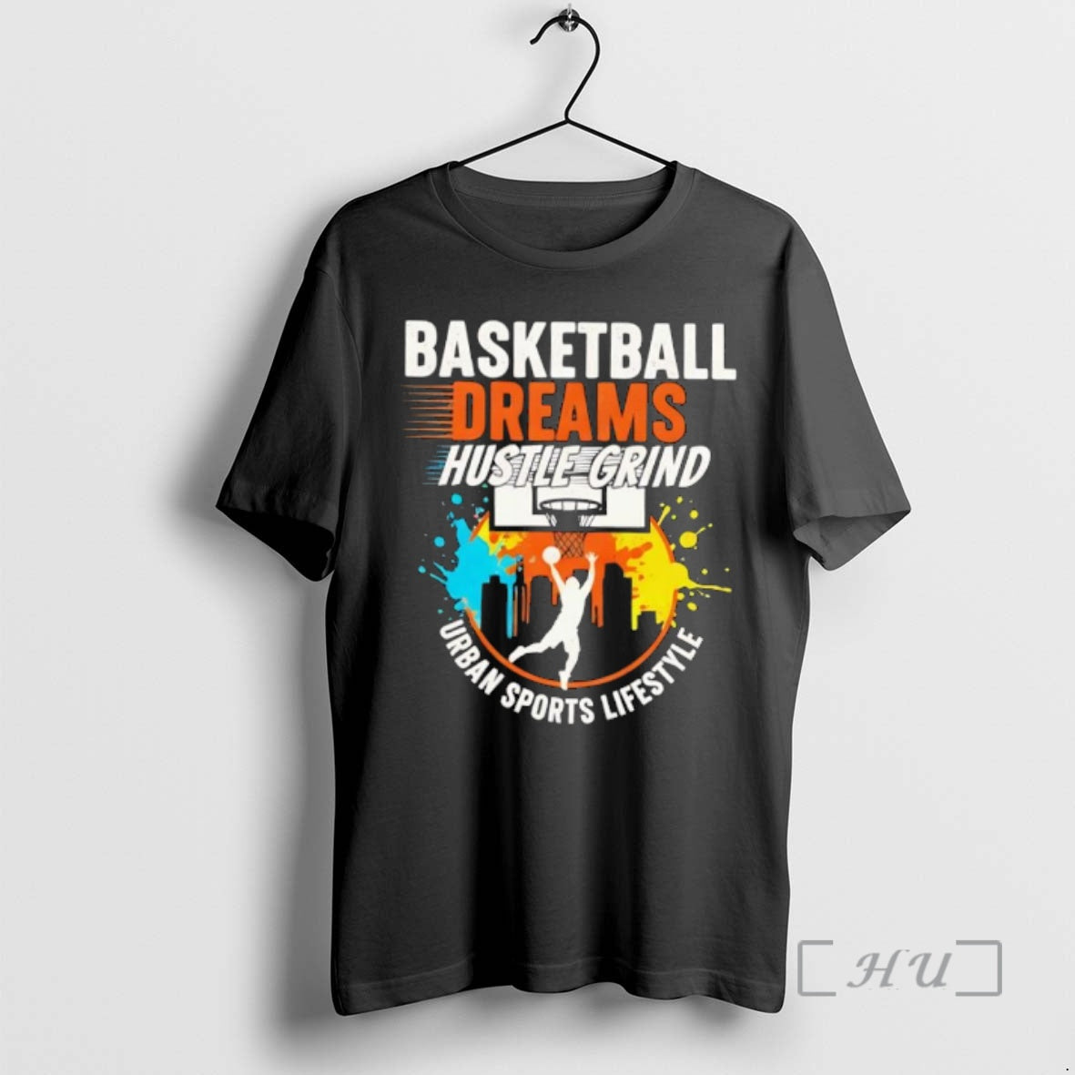 Officials Basketball Dreams Hustle Grind Urban Sports - Adult & Kids T-Shirts, Sweatshirts & Hoodies apparel design preview 1
