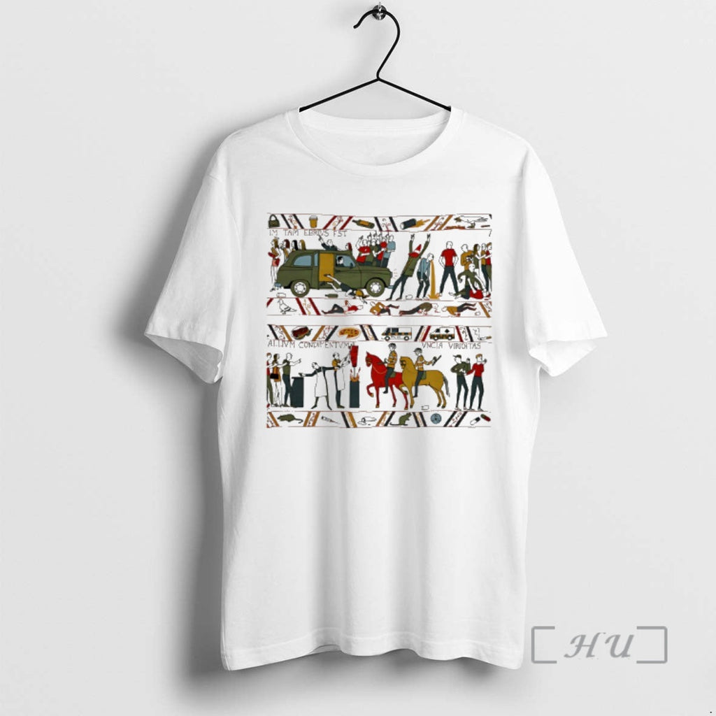 Officials Bayeux Kicking Out Time Art - Adult & Kids T-Shirts, Sweatshirts & Hoodies apparel design preview 1