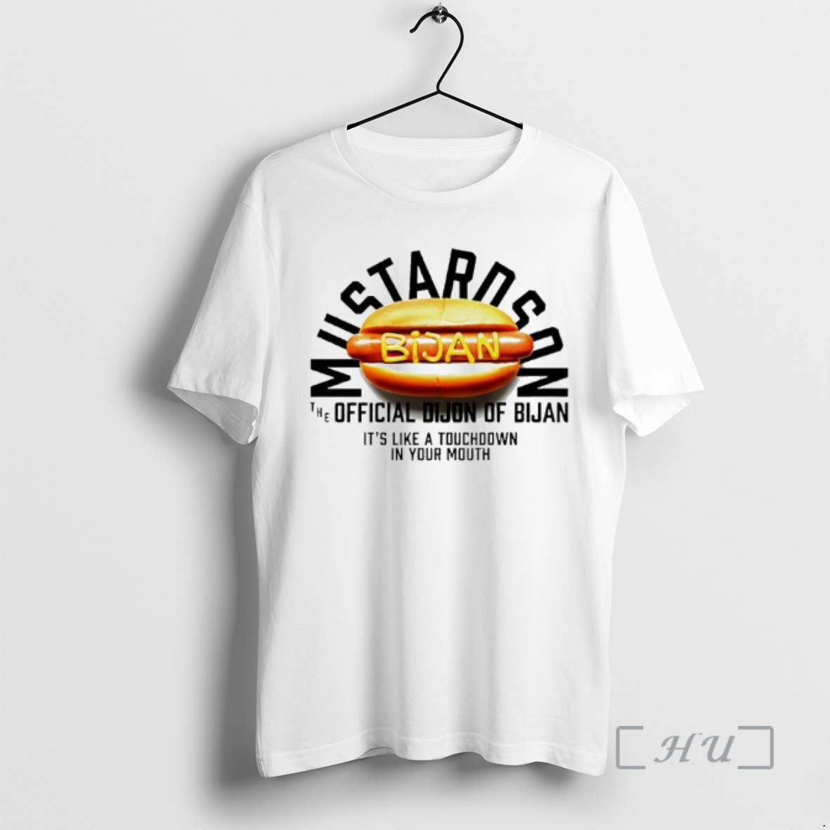 Officials Bijan Mustardson Hot Dog Dijon Mustard - Adult & Kids T-Shirts, Sweatshirts & Hoodies apparel design preview 1