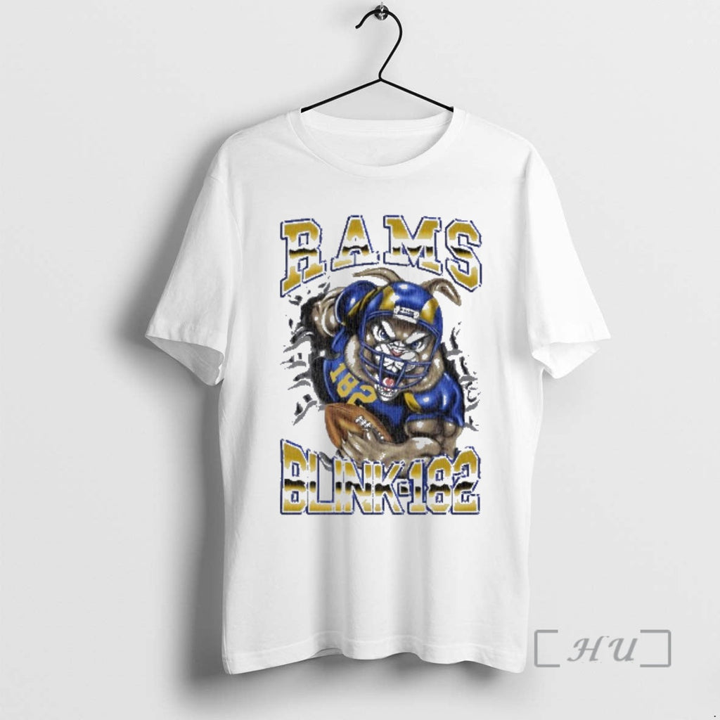 Officials Blink 182 X La Rams Touchdown Event - Adult & Kids T-Shirts, Sweatshirts & Hoodies apparel design preview 1