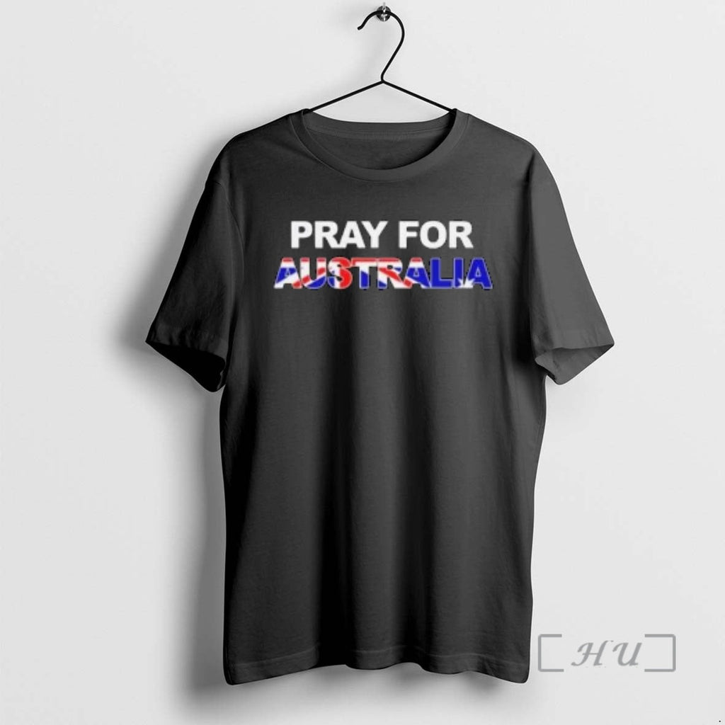 Officials Bondi Beach Pray For Australia Circle Black - Adult & Kids T-Shirts, Sweatshirts & Hoodies apparel design preview 1