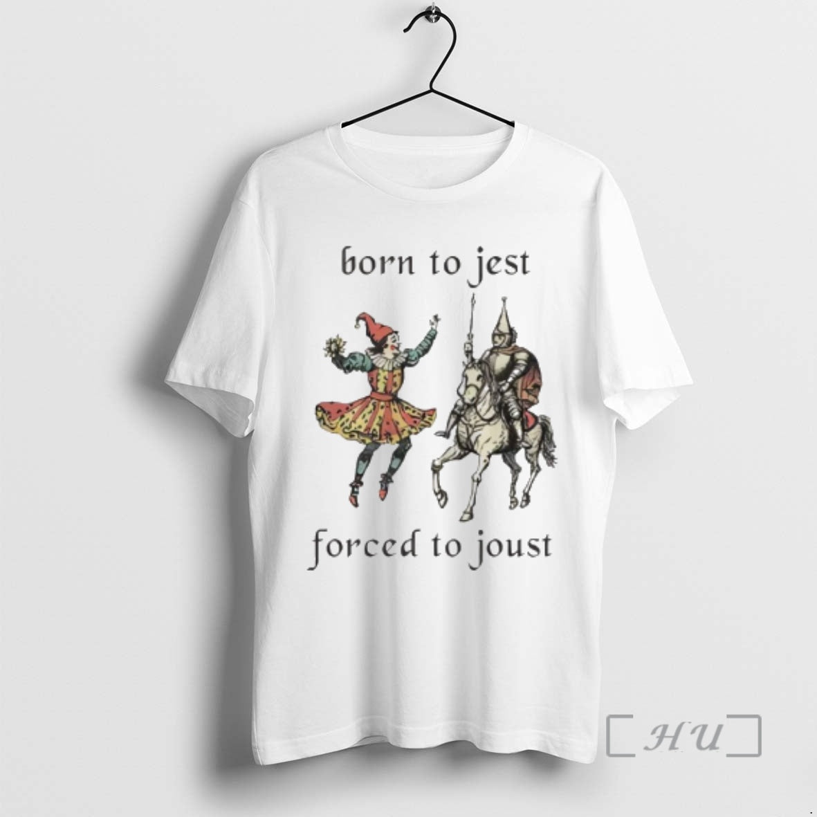 Officials Born To Jest Forced Joust Meme - Adult & Kids T-Shirts, Sweatshirts & Hoodies apparel design preview 1