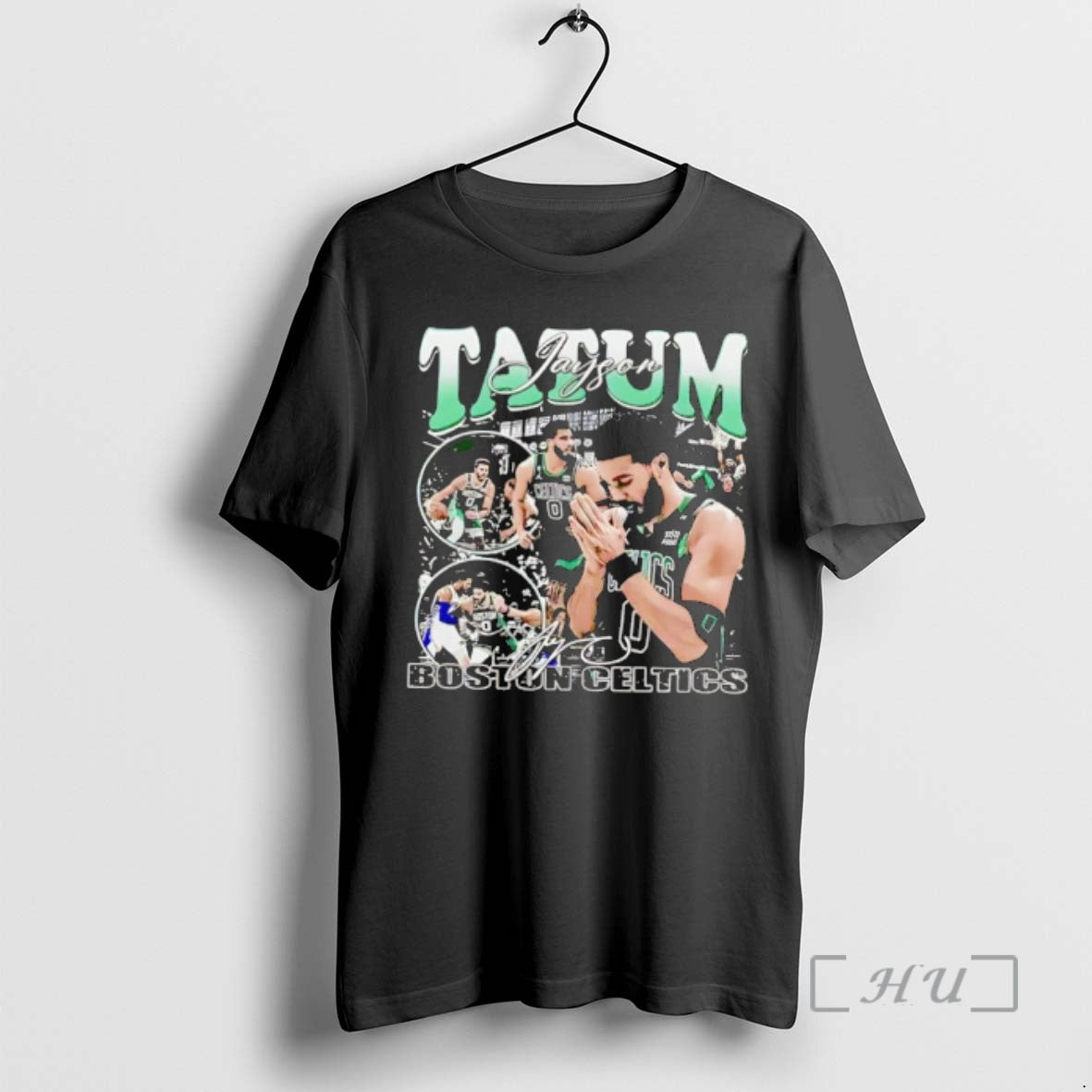 Officials Boston Celtics Jayson Tatum Signature Pray - Adult & Kids T-Shirts, Sweatshirts & Hoodies apparel design preview 1