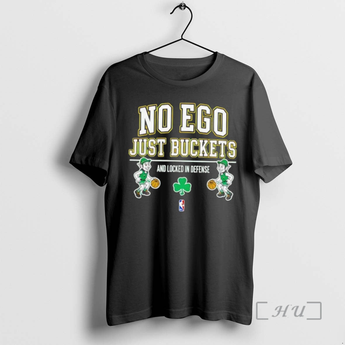 Officials Boston Celtics No Ego Just Buckets And - Adult & Kids T-Shirts, Sweatshirts & Hoodies apparel design preview 1