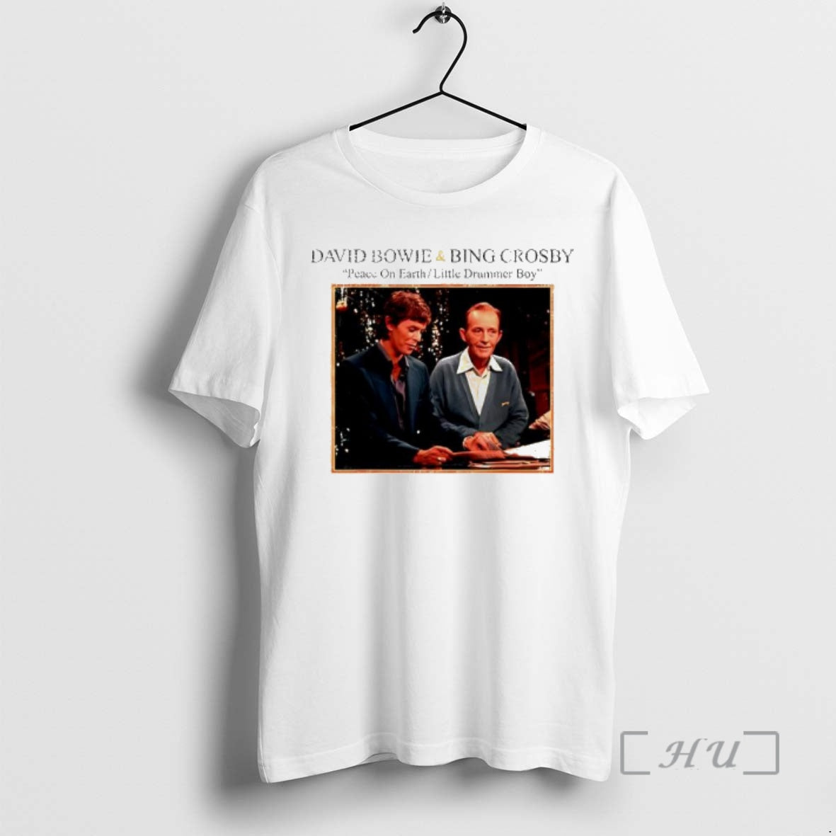 Officials Bowie Bing Crosby Peace On Earth Christmas - Adult & Kids T-Shirts, Sweatshirts & Hoodies apparel design preview 1
