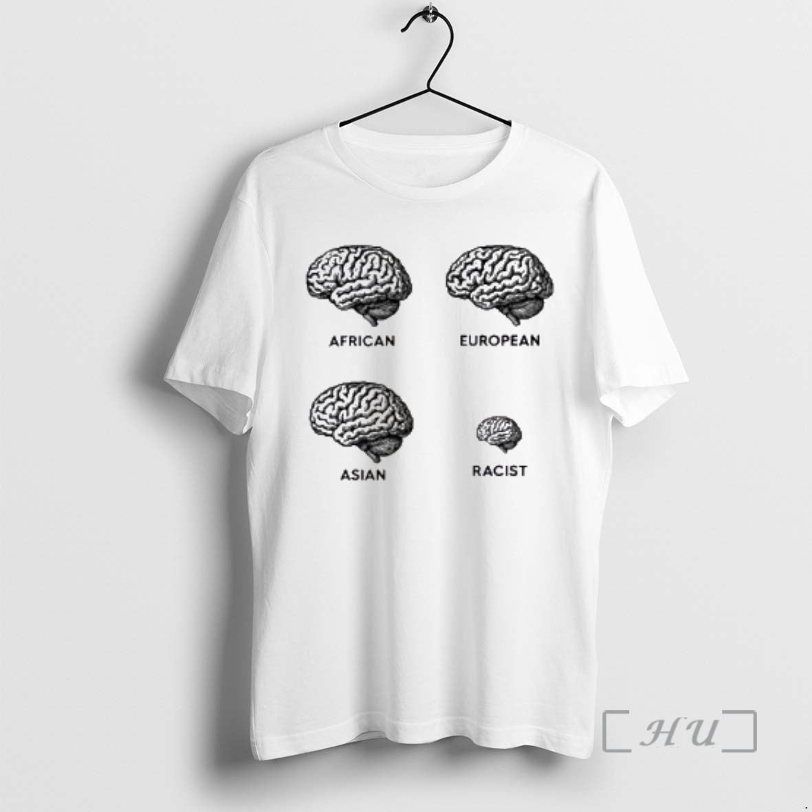 Officials Brains African European Asian Racist - Adult & Kids T-Shirts, Sweatshirts & Hoodies apparel design preview 1