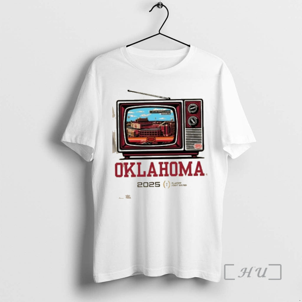 Officials Cfp Playoff First Round 25 26 Oklahoma Tv - Adult & Kids T-Shirts, Sweatshirts & Hoodies apparel design preview 1