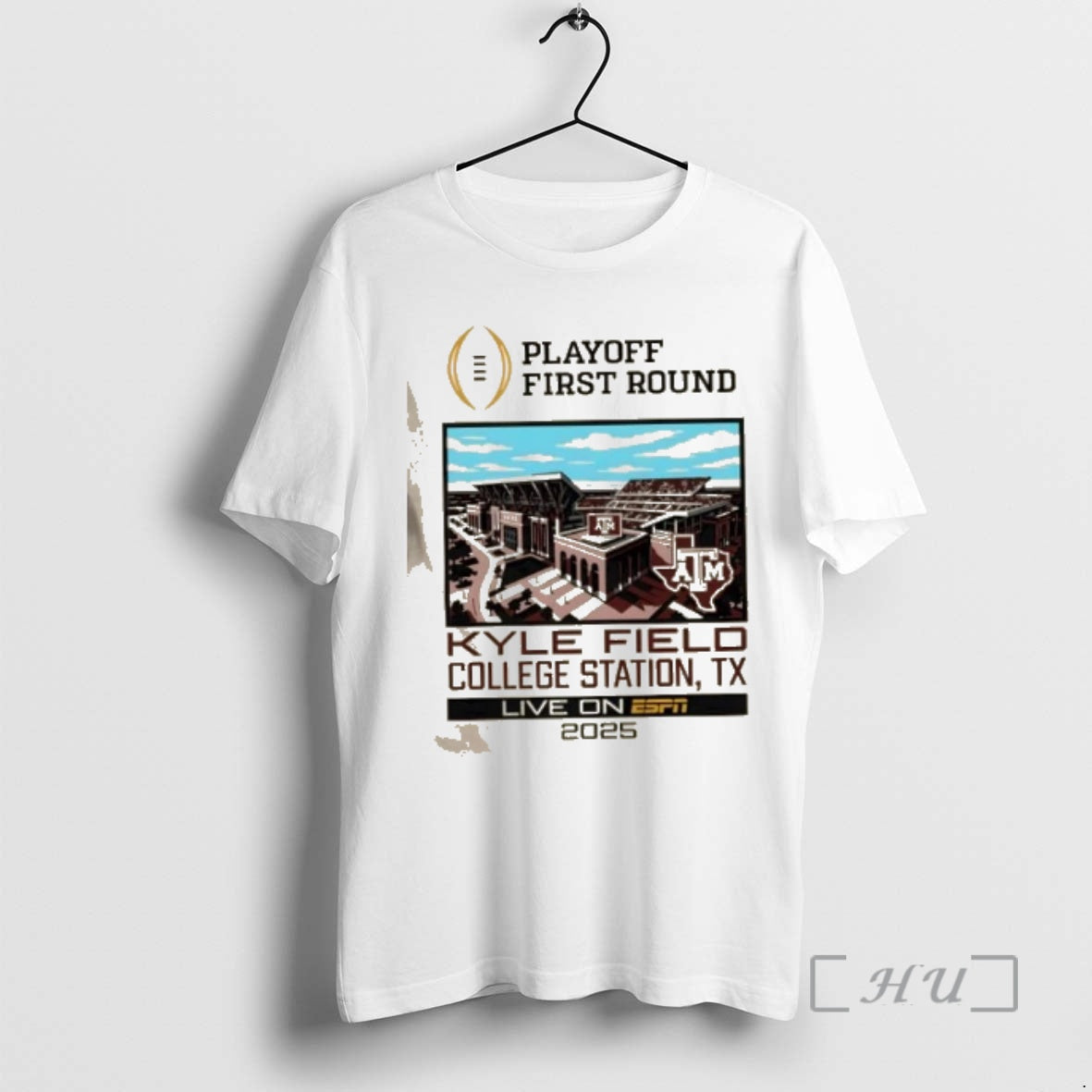Officials Cfp Playoff First Round 25 26 Texas Am 1st - Adult & Kids T-Shirts, Sweatshirts & Hoodies apparel design preview 1