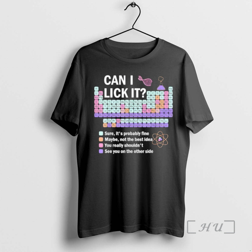Officials Can I Lick It Periodic Table Kids Science - Adult & Kids T-Shirts, Sweatshirts & Hoodies apparel design preview 1