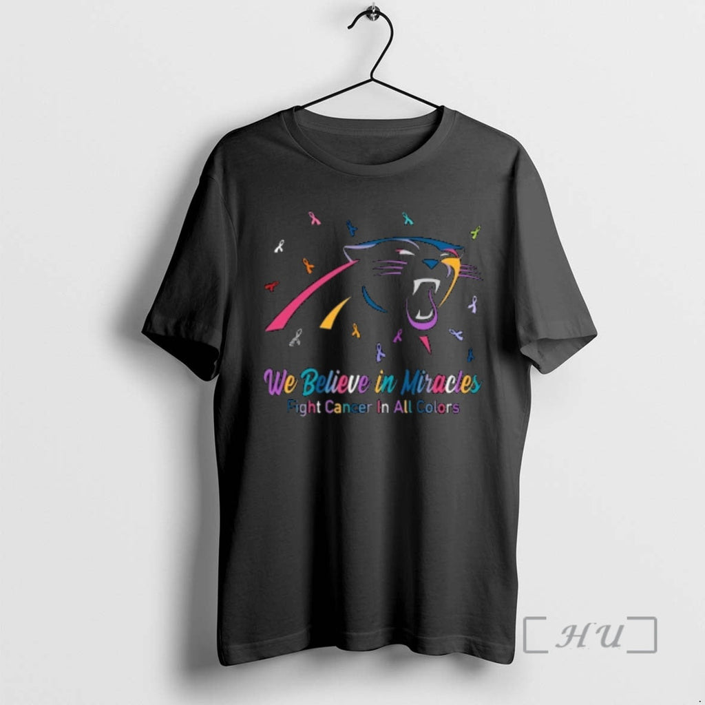 Officials Carolina Panthers We Believe In Miracles - Adult & Kids T-Shirts, Sweatshirts & Hoodies apparel design preview 1