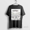 Officials Cat Selfie With Alien Ufo Funny Gifts - Adult & Kids T-Shirts, Sweatshirts & Hoodies apparel design preview 1