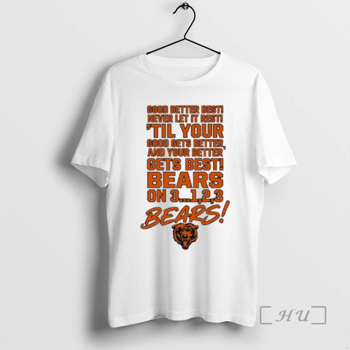 Officials Chicago Good Better Best Never Let It Rest - Adult & Kids T-Shirts, Sweatshirts & Hoodies apparel design preview 1