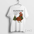 Officials Chicken Santa Why Christmas Tree Are Better - Adult & Kids T-Shirts, Sweatshirts & Hoodies apparel design preview 1