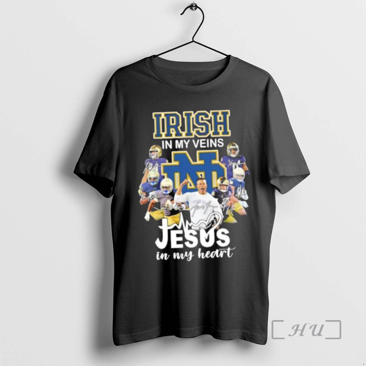 Officials Coach Marcus Freeman And Players Notre Dame - Adult & Kids T-Shirts, Sweatshirts & Hoodies apparel design preview 1