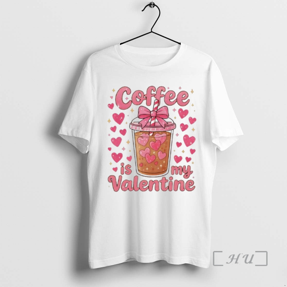 Officials Coffee Is My Valentine - Adult & Kids T-Shirts, Sweatshirts & Hoodies apparel design preview 1