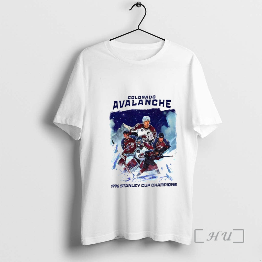 Officials Colorado Avalanche Stanley Cup 1996 - Adult & Kids T-Shirts, Sweatshirts & Hoodies apparel design preview 1