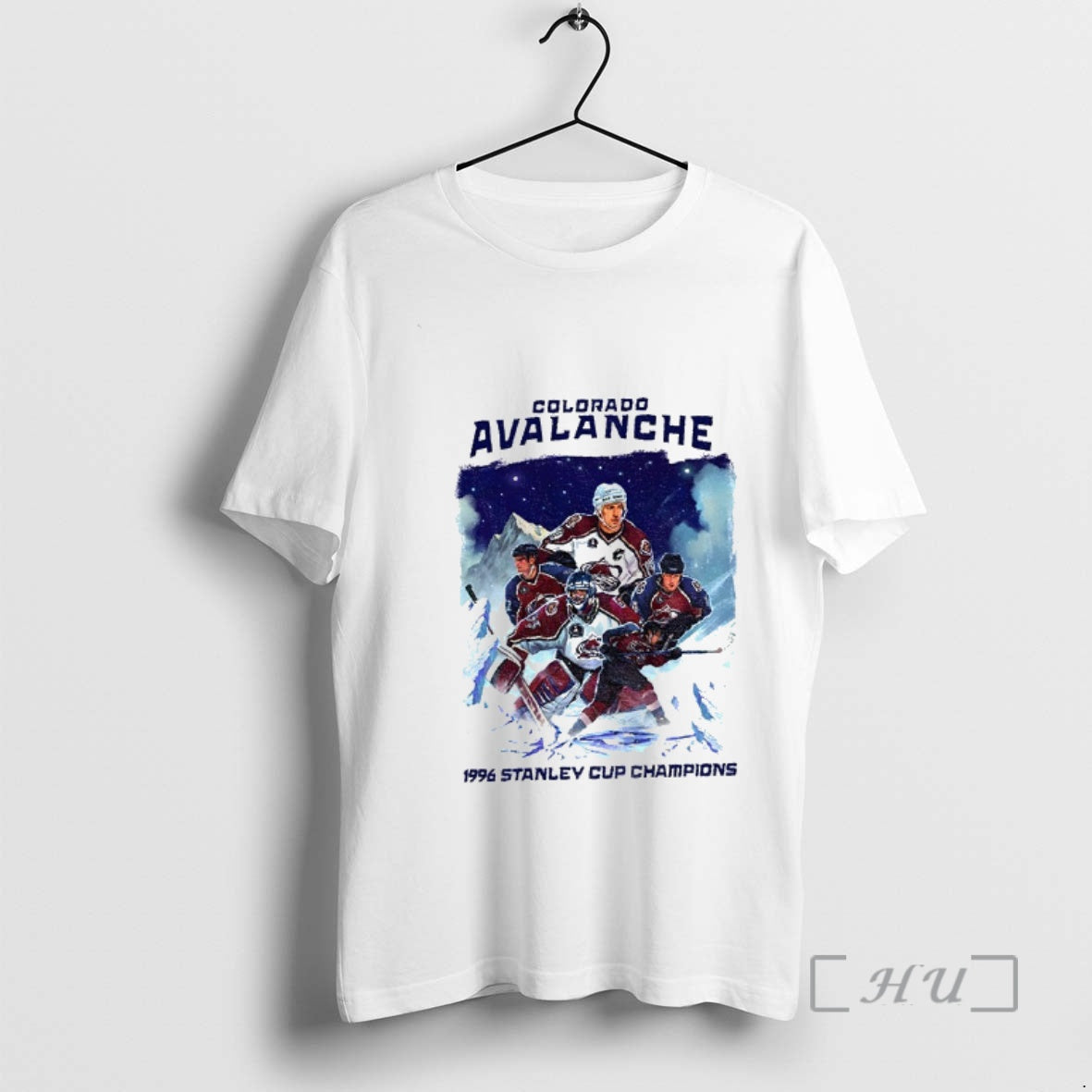 Officials Colorado Avalanche Stanley Cup 1996 - Adult & Kids T-Shirts, Sweatshirts & Hoodies apparel design preview 1