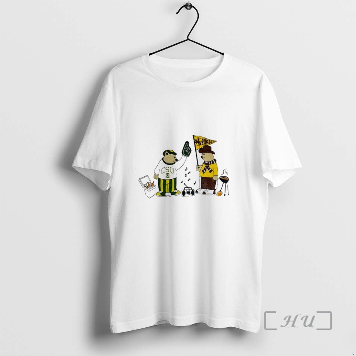 Officials Colorado State Rams Vs Oklahoma Cowboys - Adult & Kids T-Shirts, Sweatshirts & Hoodies apparel design preview 1