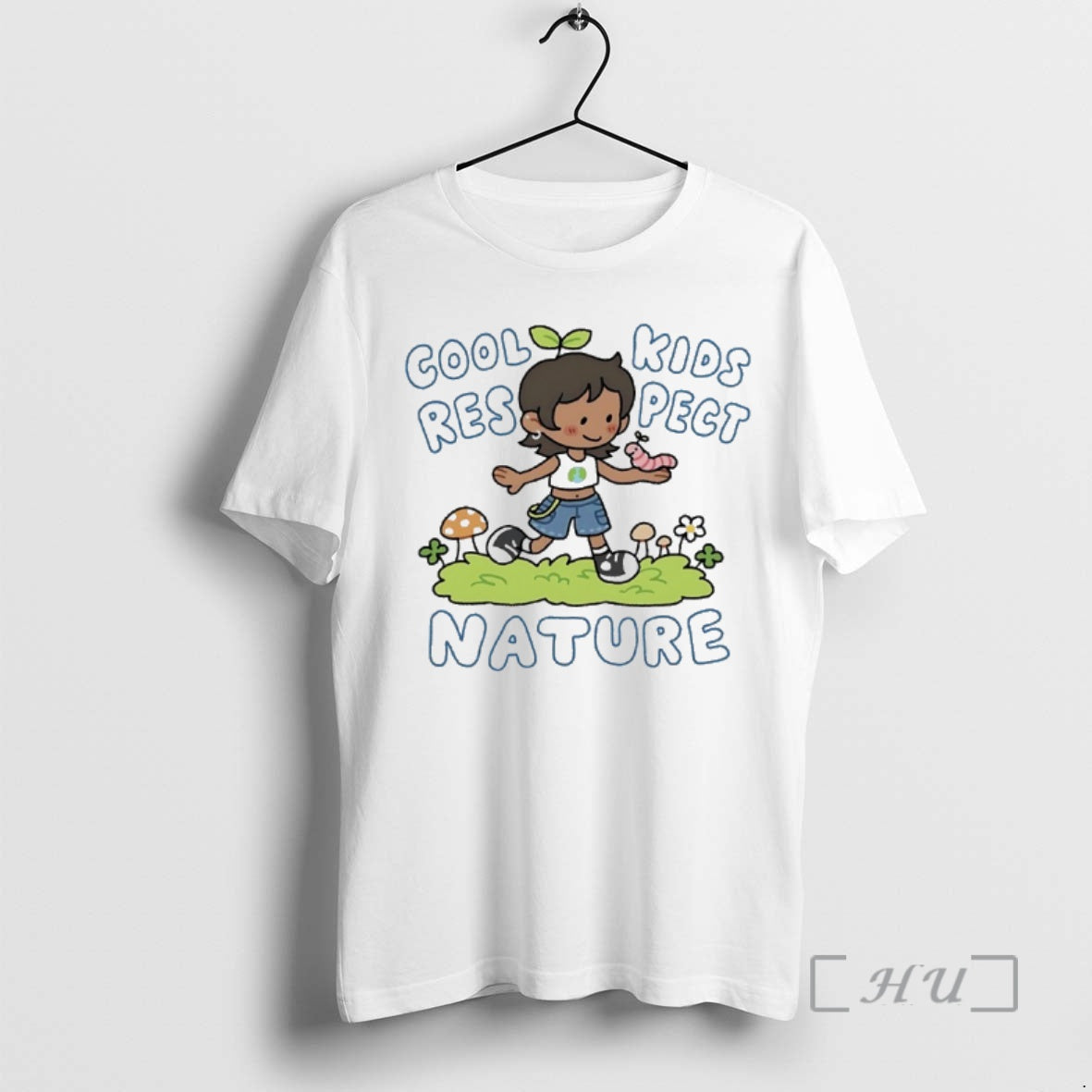 Officials Cool Kids Respect Nature Cartoon - Adult & Kids T-Shirts, Sweatshirts & Hoodies apparel design preview 1