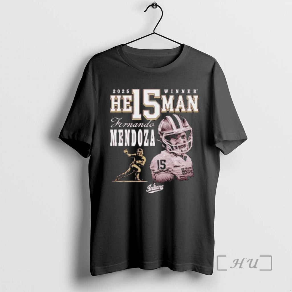 Officials Crimson Heisman Winner Fernando Mendoza - Adult & Kids T-Shirts, Sweatshirts & Hoodies apparel design preview 1