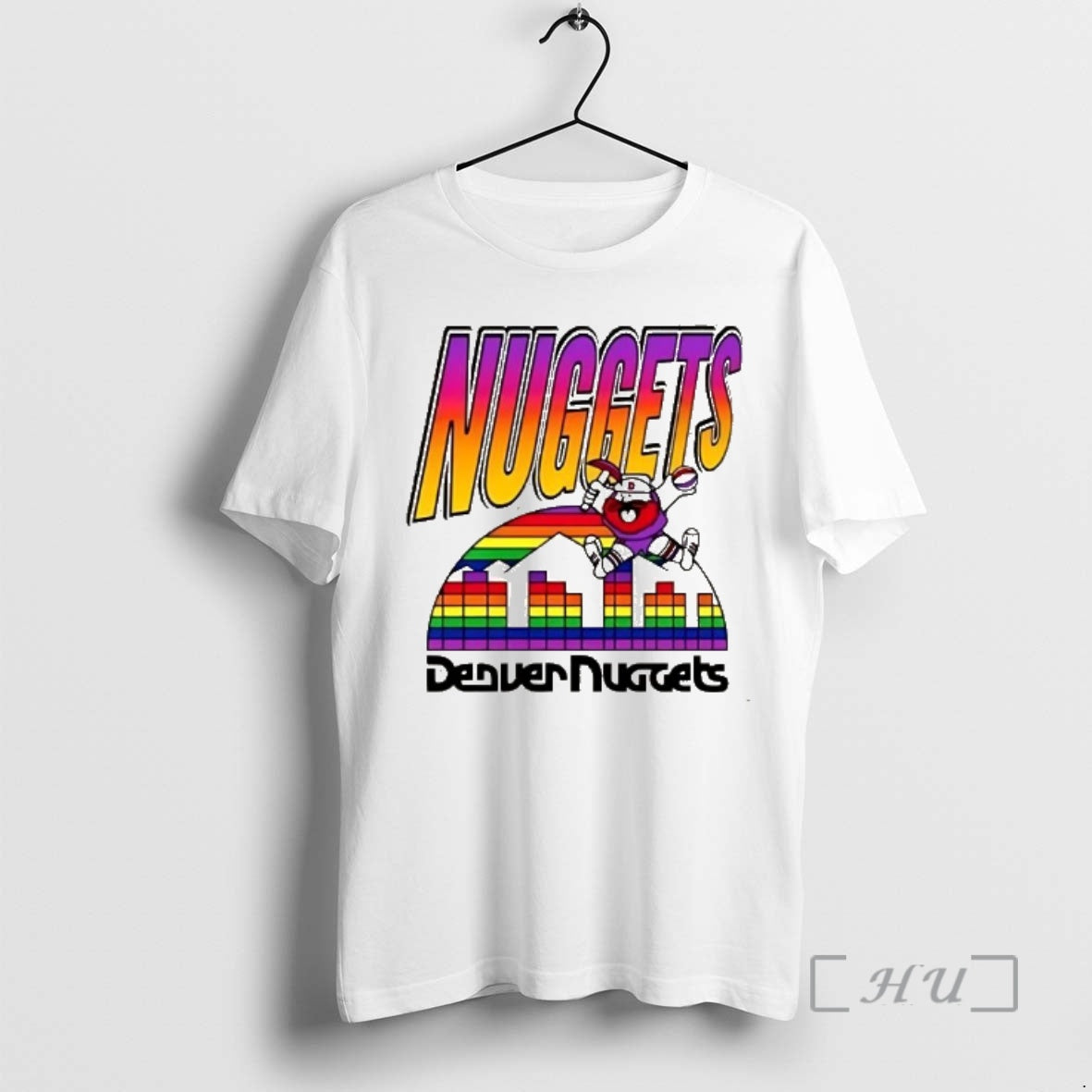 Officials Denver Nuggets Retro Champs Pride - Adult & Kids T-Shirts, Sweatshirts & Hoodies apparel design preview 1