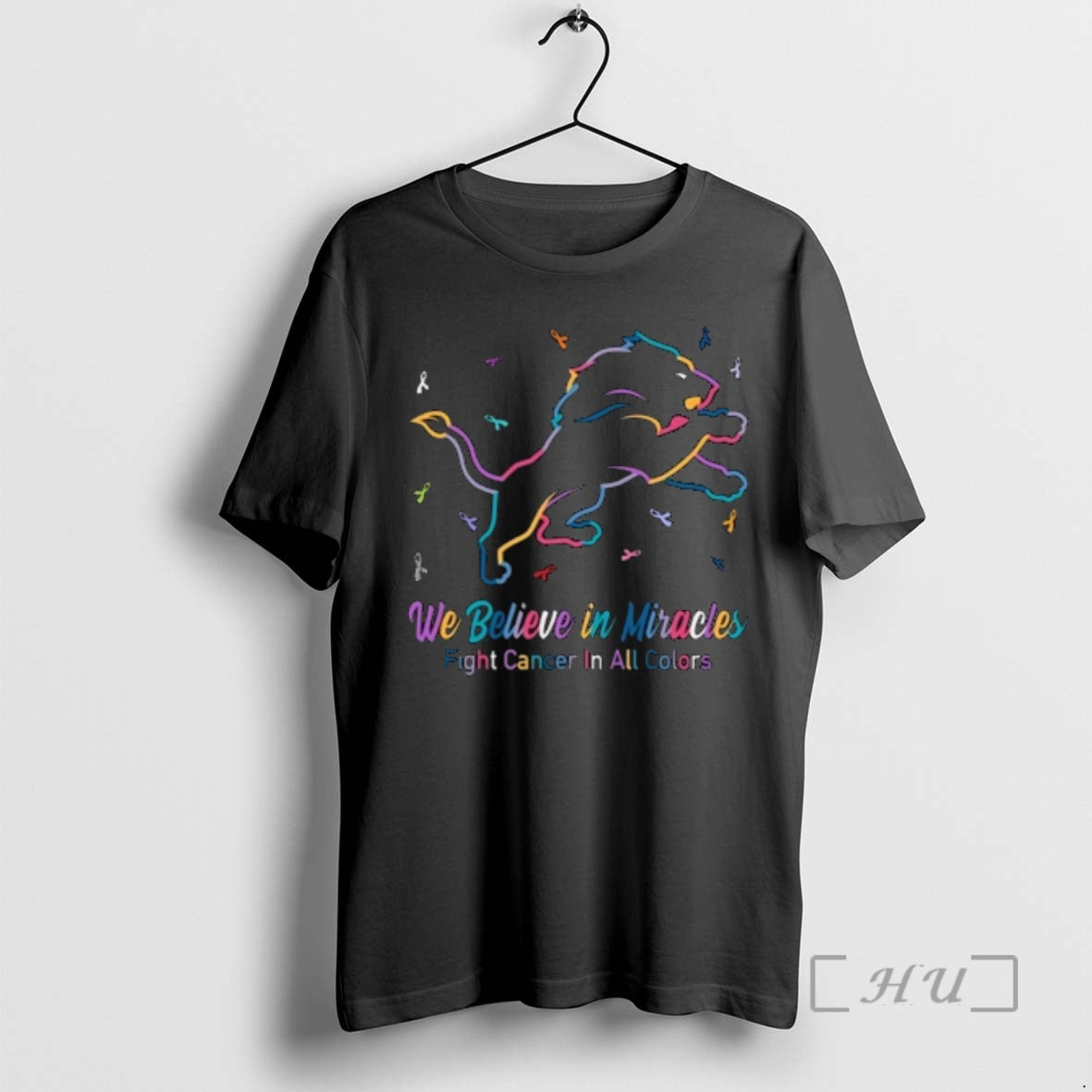 Officials Detroit Lions We Believe In Miracles Fight - Adult & Kids T-Shirts, Sweatshirts & Hoodies apparel design preview 1