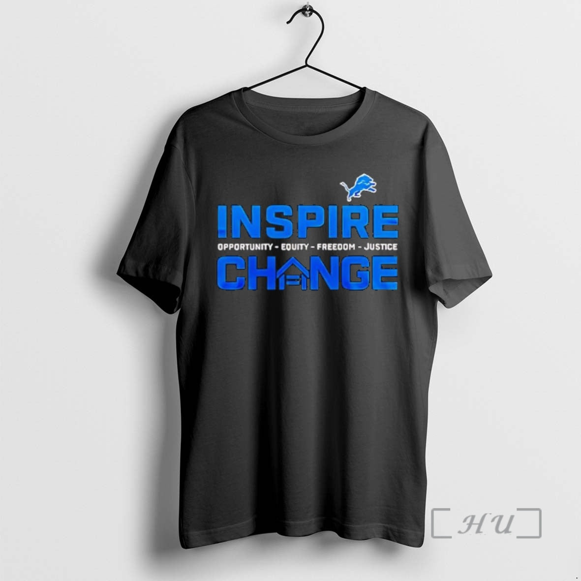 Officials Detroit Lions X Inspire Change Logo - Adult & Kids T-Shirts, Sweatshirts & Hoodies apparel design preview 1