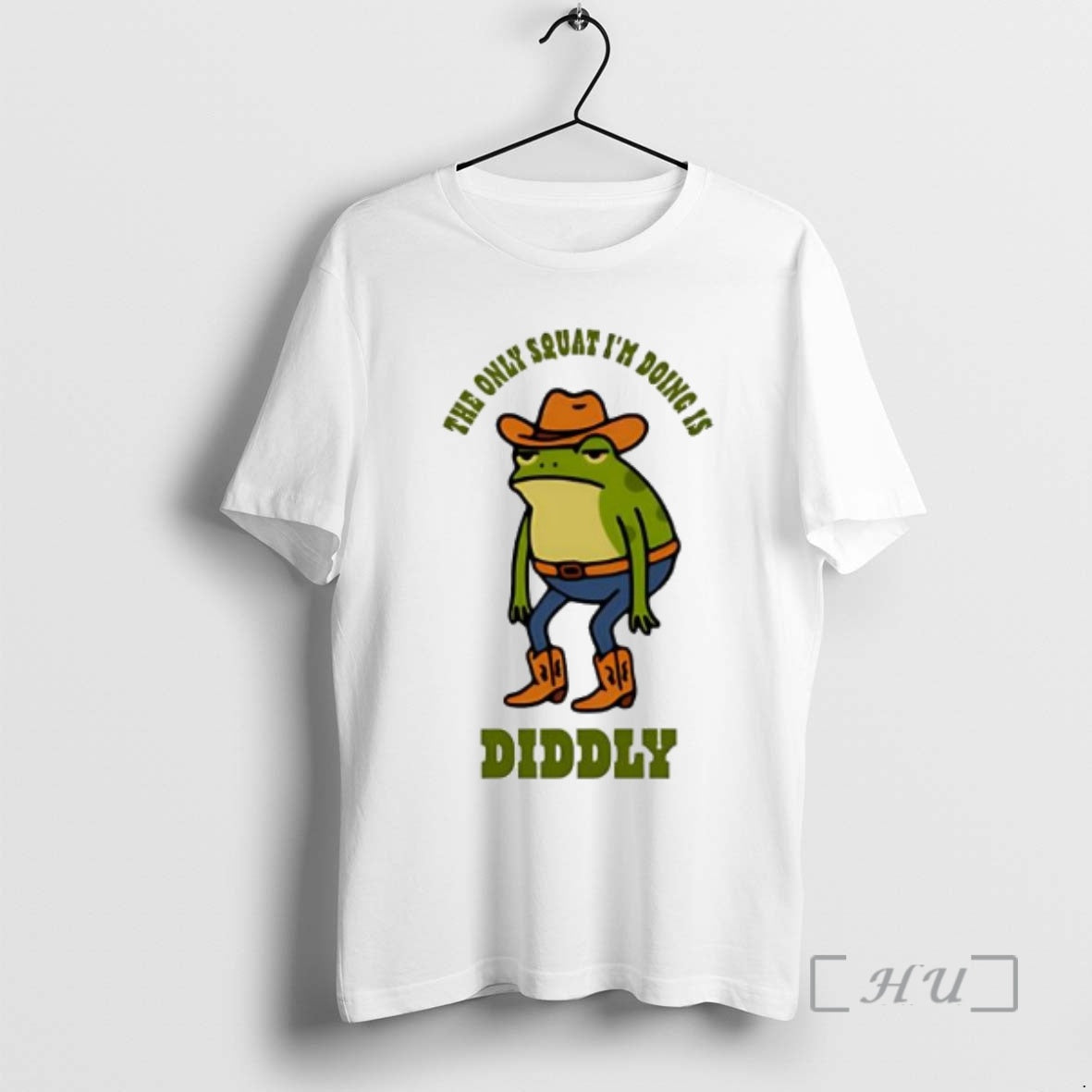 Officials Diddly Squat Frog The Only Im Doing Is - Adult & Kids T-Shirts, Sweatshirts & Hoodies apparel design preview 1