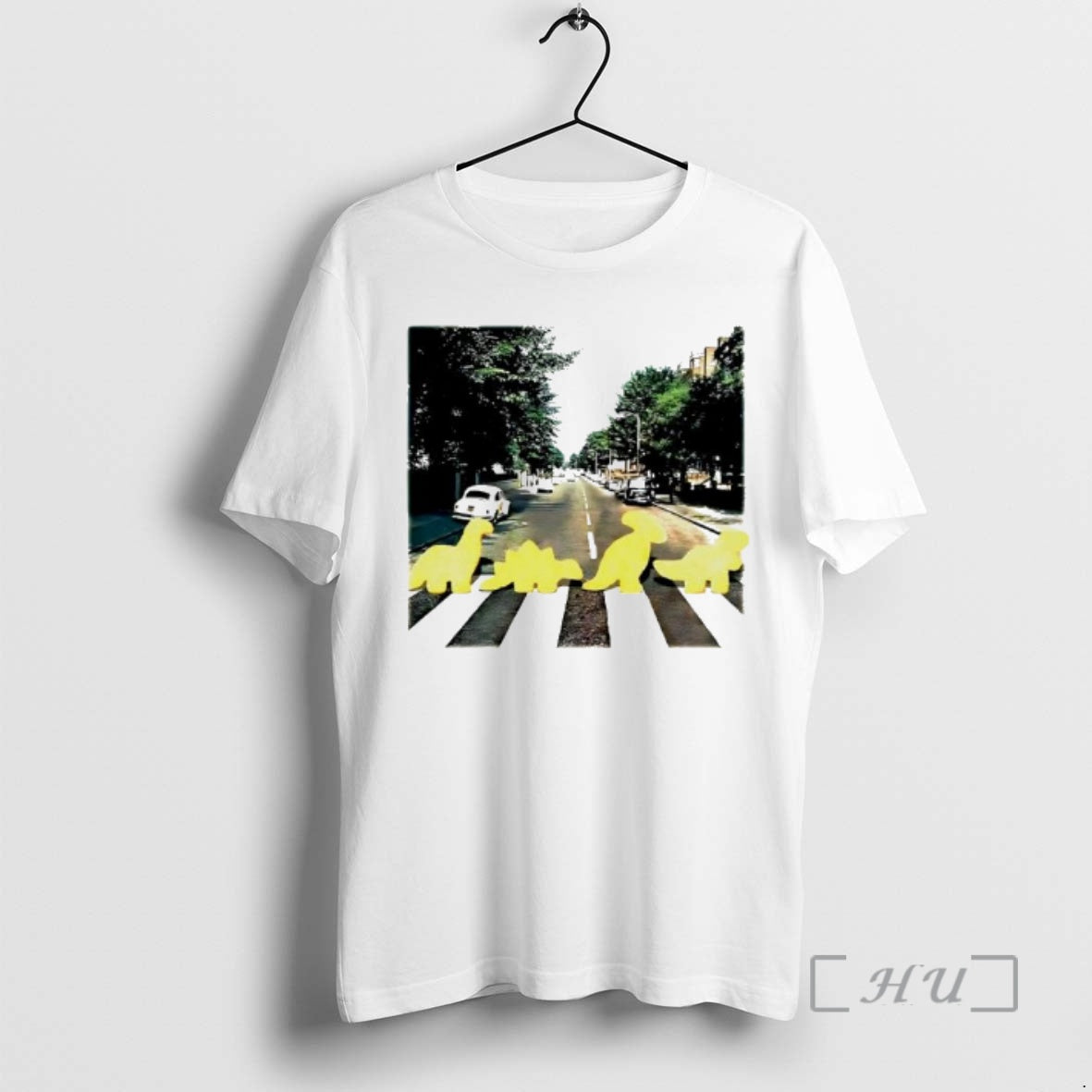 Officials Dino Chicken Nuggets And Abbey Road Album - Adult & Kids T-Shirts, Sweatshirts & Hoodies apparel design preview 1