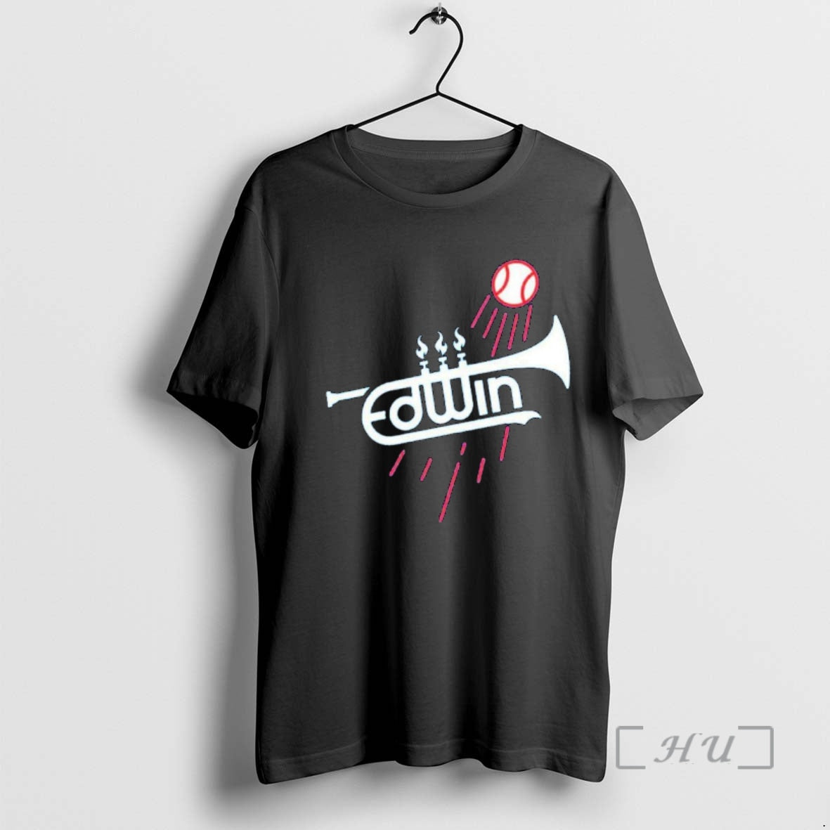 Officials Edwin Diaz Narco Trumpet La Dodgers Parody - Adult & Kids T-Shirts, Sweatshirts & Hoodies apparel design preview 1