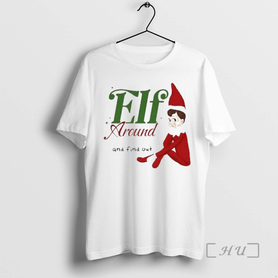 Officials Elf Around And Find Out Christmas - Adult & Kids T-Shirts, Sweatshirts & Hoodies apparel design preview 1
