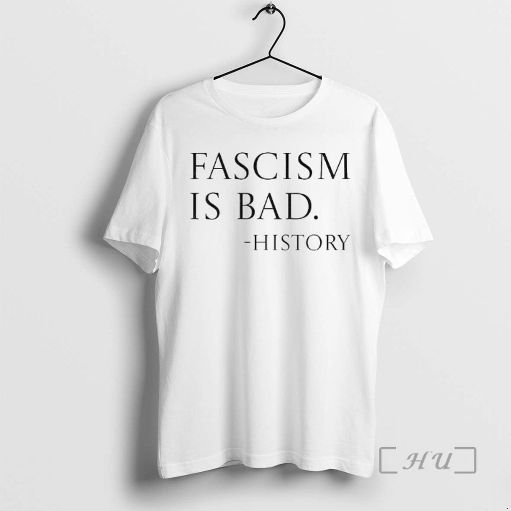 Officials Fascism Is Bad History Resist Vintage - Adult & Kids T-Shirts, Sweatshirts & Hoodies apparel design preview 1