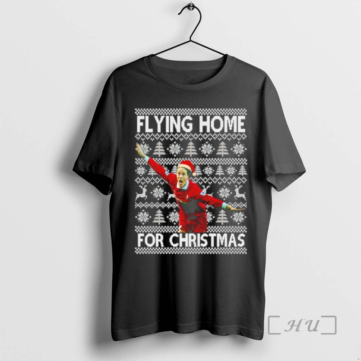 Officials Flying Home For Christmas Swindon Town - Adult & Kids T-Shirts, Sweatshirts & Hoodies apparel design preview 1
