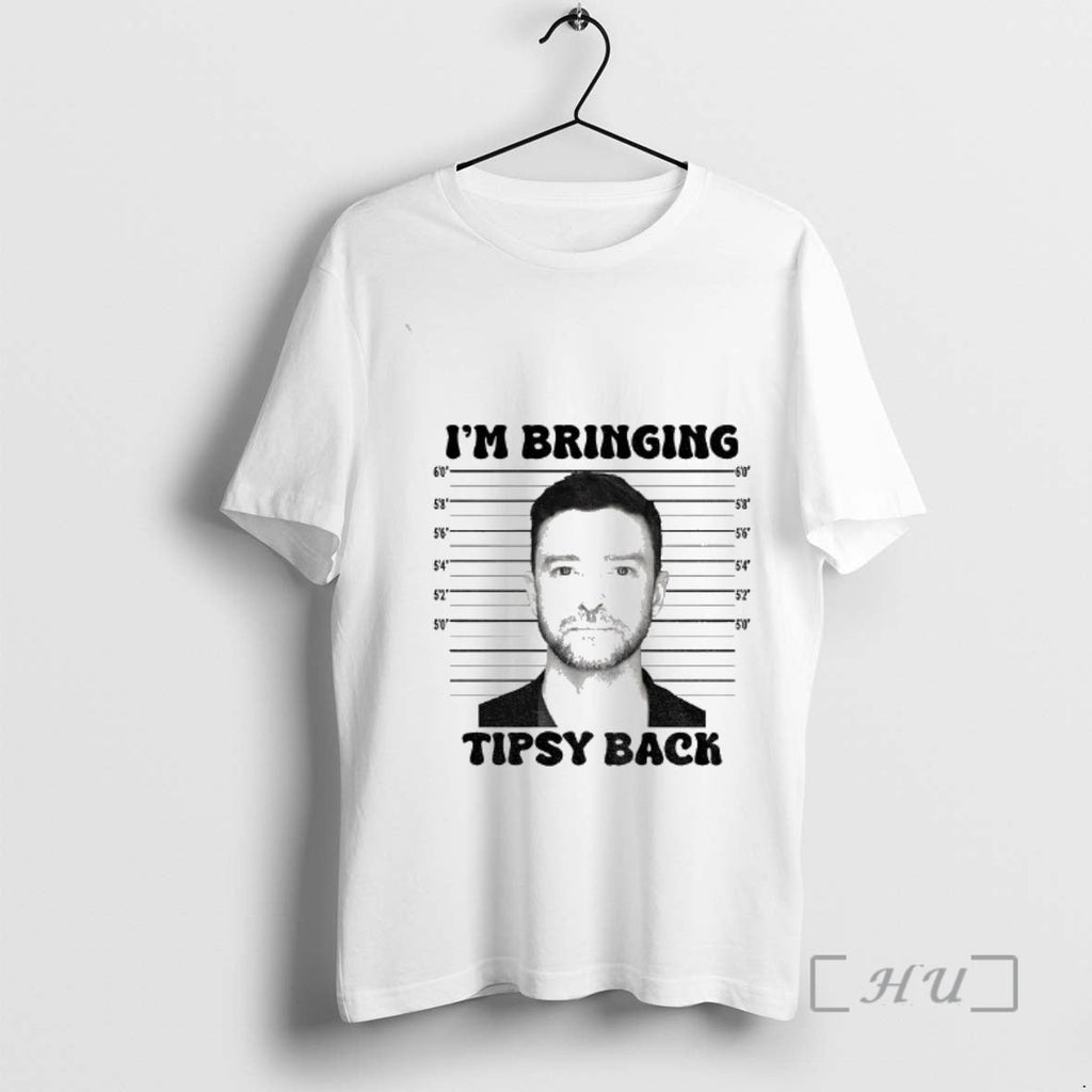 Officials Free Justin Im Bringing Tipsy Back Mugshot - Adult & Kids T-Shirts, Sweatshirts & Hoodies apparel design preview 1
