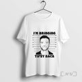 Officials Free Justin Im Bringing Tipsy Back Mugshot - Adult & Kids T-Shirts, Sweatshirts & Hoodies apparel design preview 1