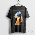 Officials Frog Vermeers Girl With A Pearl Earring - Adult & Kids T-Shirts, Sweatshirts & Hoodies apparel design preview 1