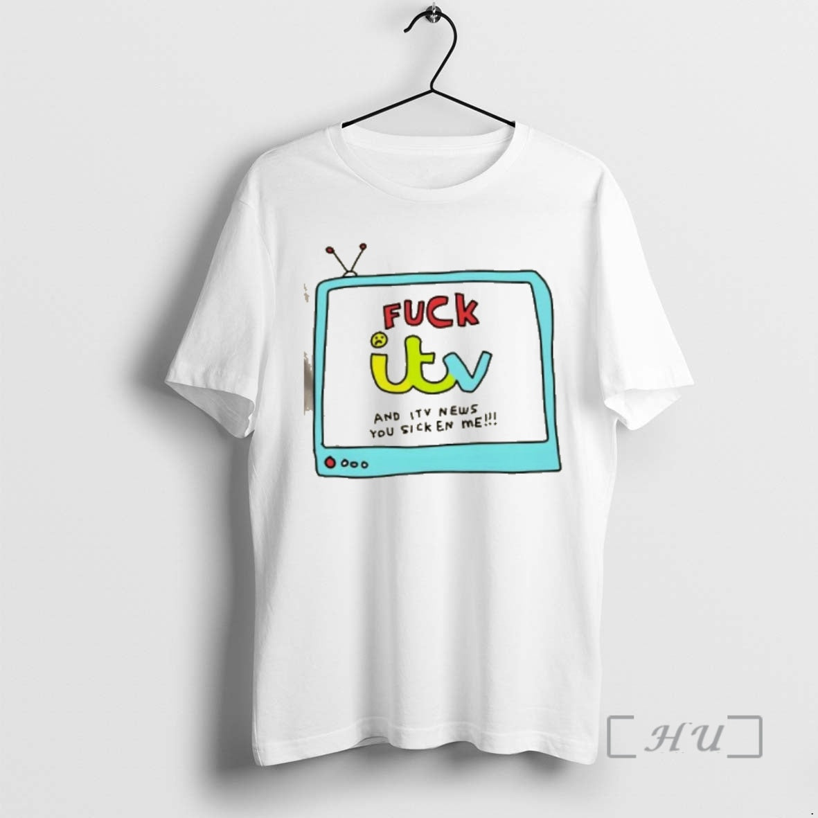 Officials Fuck Itv And News You Sicken Me - Adult & Kids T-Shirts, Sweatshirts & Hoodies apparel design preview 1