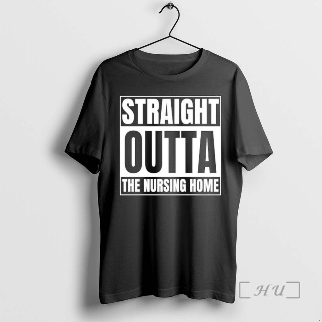 Officials Gangster Granny Straight Outta The Nursing - Adult & Kids T-Shirts, Sweatshirts & Hoodies apparel design preview 1