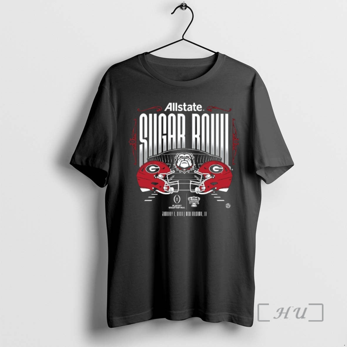 Officials Georgia Bulldogs Allstate Sugar Bowl - Adult & Kids T-Shirts, Sweatshirts & Hoodies apparel design preview 1