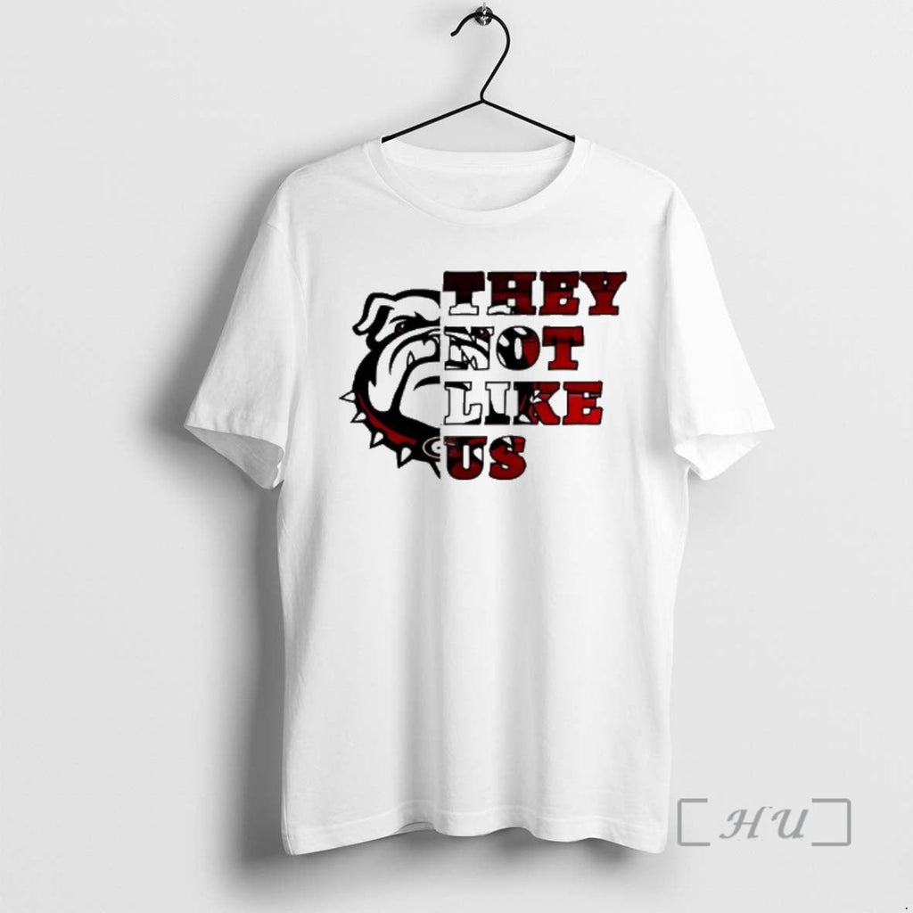 Officials Georgia Bulldogs They Not Like Us Big Head - Adult & Kids T-Shirts, Sweatshirts & Hoodies apparel design preview 1