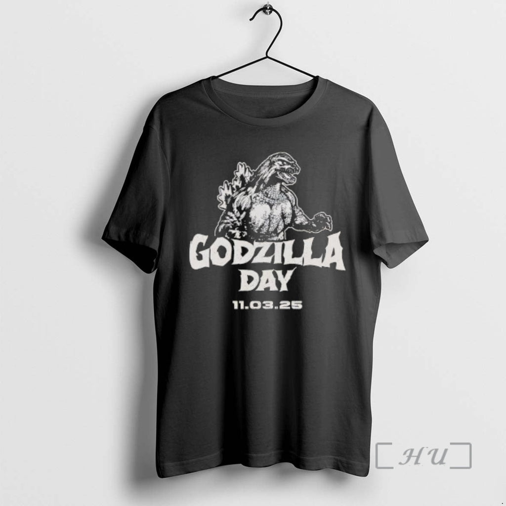 Officials Godzilla Day 2025 11 03 - Adult & Kids T-Shirts, Sweatshirts & Hoodies apparel design preview 1
